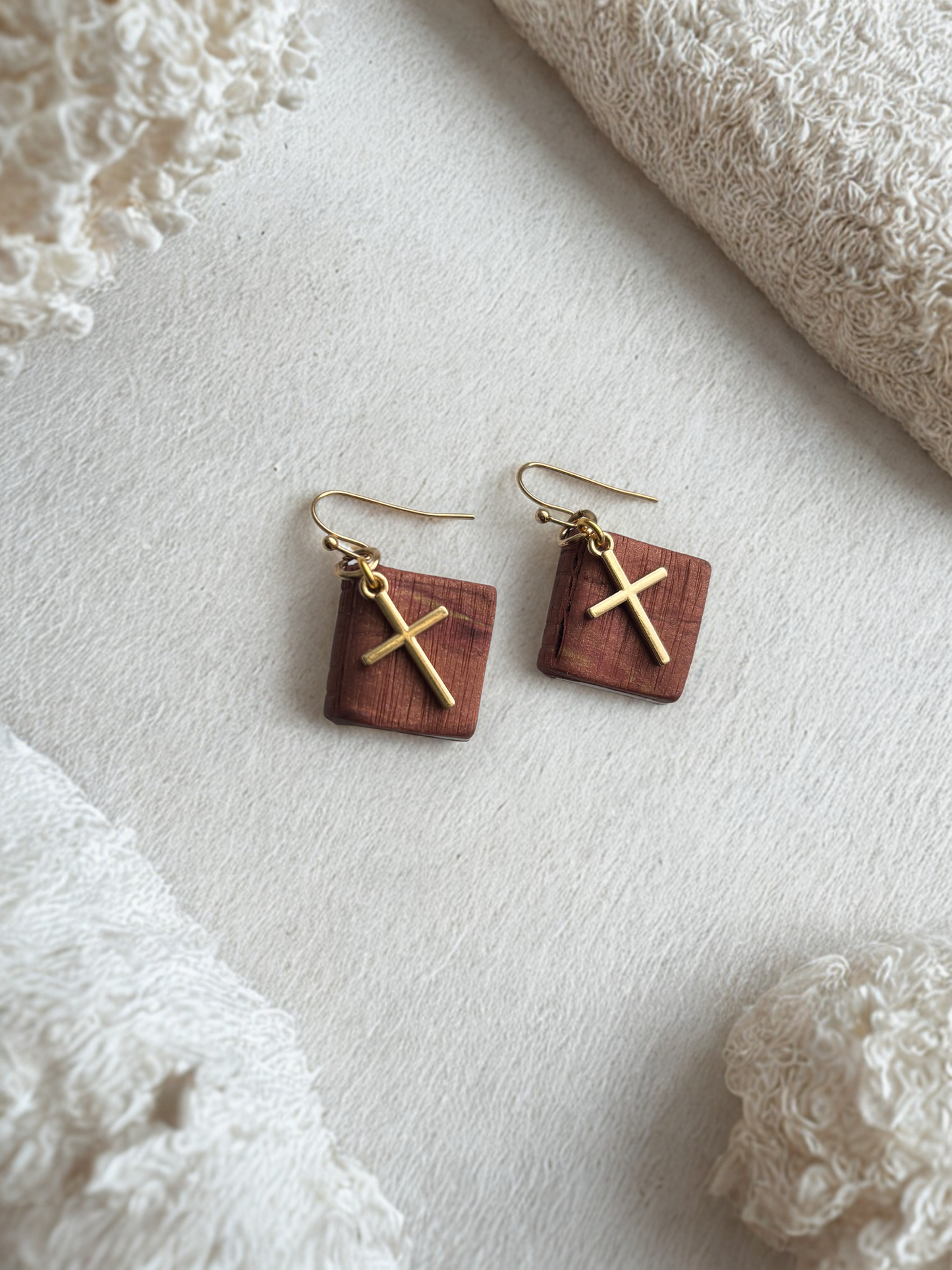 "Wear the Word" - Mini Bible Earrings – Clay Cross Christian Gift